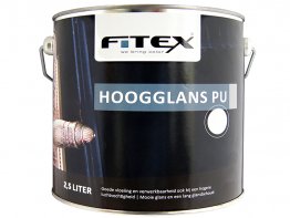 Fitex Hoogglans Lak Pu 2,5L Wit.