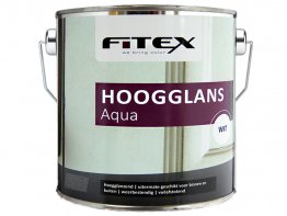 Fitex Hoogglans Lak Aqua 2,5L Kleurkeuze.