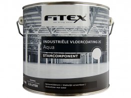 Fitex Industriele Vloercoating Aqua 2c. 2,5L Kleurkeuze.