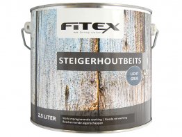 Fitex Steigerhoutbeits 2,5L Licht grijs.