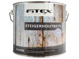 Fitex Steigerhoutbeits 2,5L Wit.
