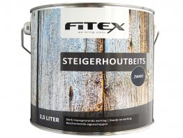 Fitex Steigerhoutbeits 2,5L Zwart.