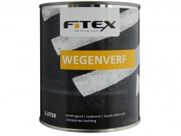 Fitex Wegenverf 1L Wit.