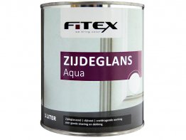 Fitex Zijdeglans Lak Aqua 1L Kleurkeuze.