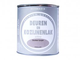 Hermadix Deuren en Kozijnenlak Donker Taupe 0,75L