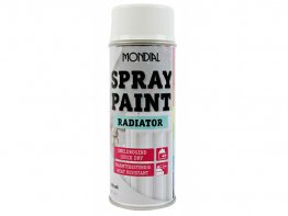 Mondial Spraypaint 400 ml. Radiatorlak wit